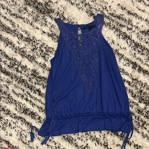 White House Black Market Cobalt Blue Sleeveless Top